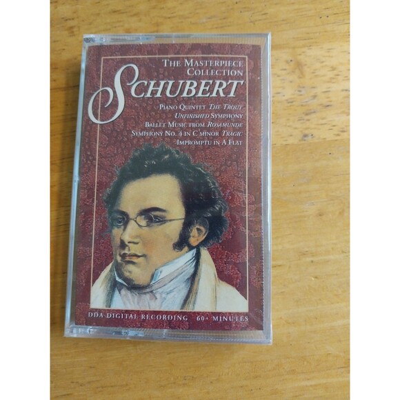 The Masterpiece Collection: Schubert (Audio Cassette Tape) *Case DMG* - SEALED - Picture 1 of 2